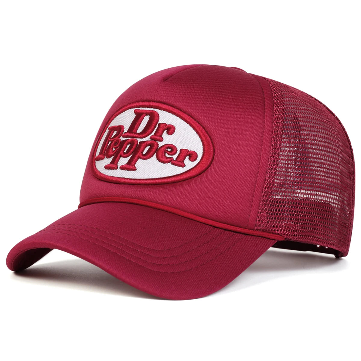 Unisex Dr Prpper Letter Embroidery Baseball Net Caps