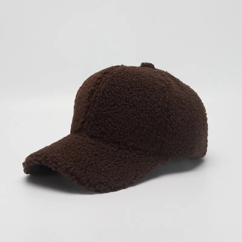 Winter Faux Fur Warm Baseball Cap