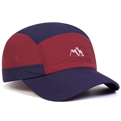 Mountain Range Label Quick Drying Adjustable Baseball Hat