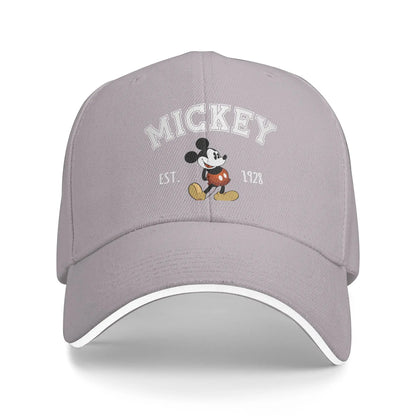 Mickey Mouse Est 1928 Casual Snapback Baseball Cap