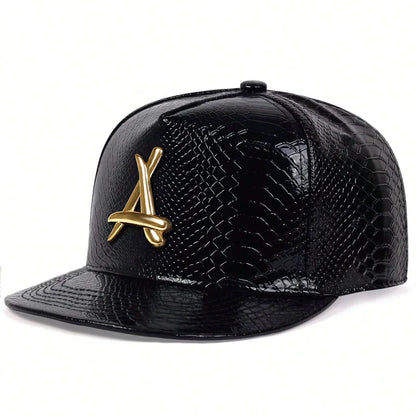 Unisex Personality A Letter Label Hip-hop Hats
