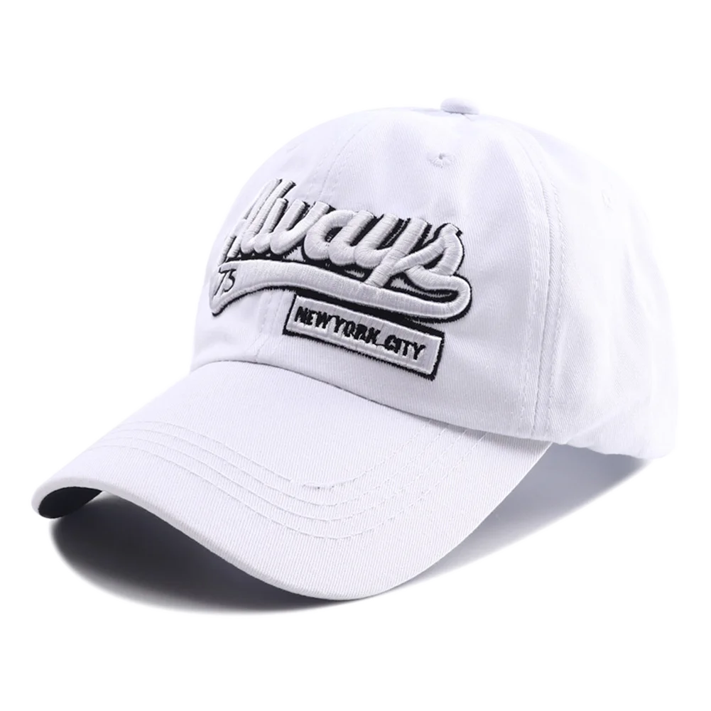 Korean Letter Embroidered Snapback Baseball Cap