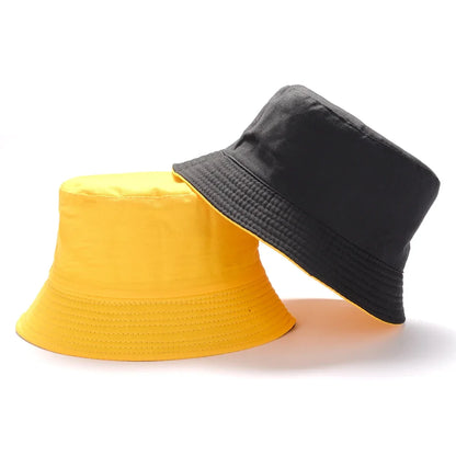 Reversible Duck Print Summer Travel Bucket Hat