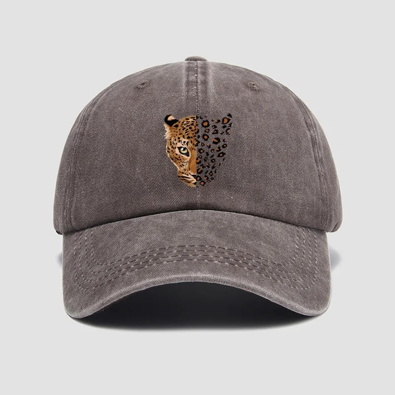 Leopard Print Adjustable Baseball Cap