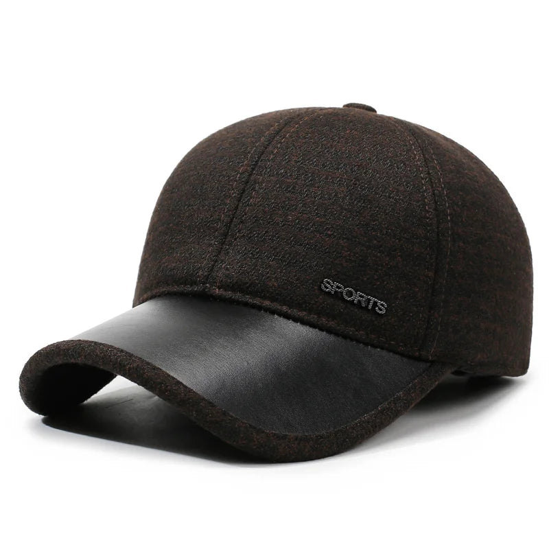 Winter Ear Flap Windproof Baseball Cap