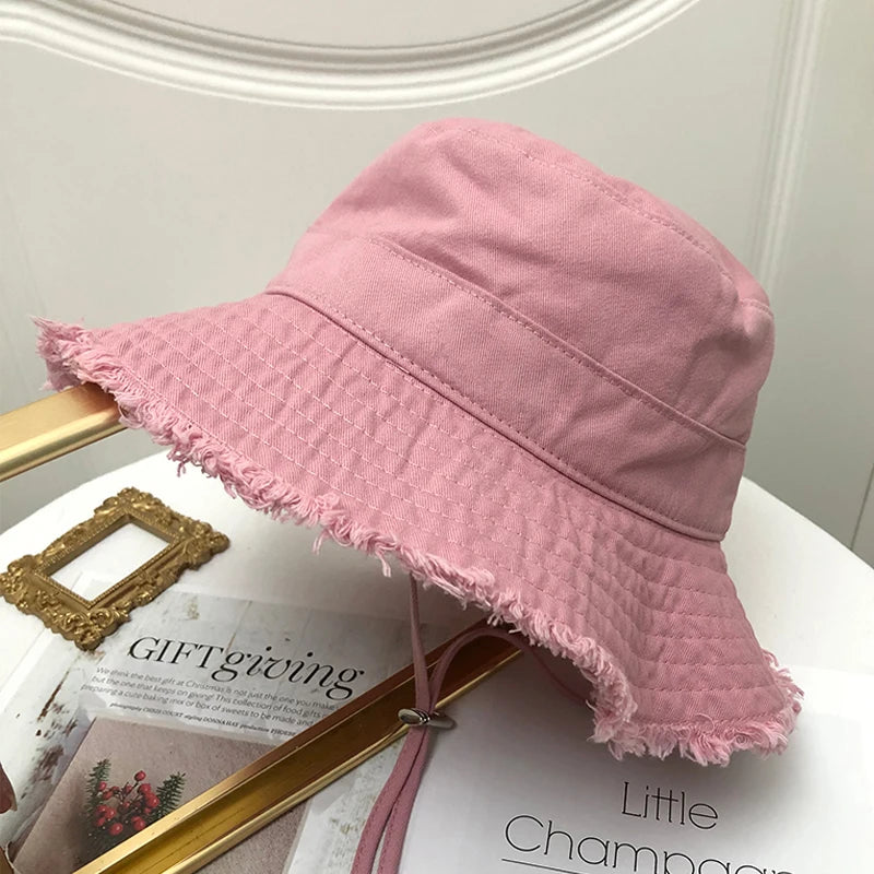 Women's Foldable Retro Travel Fisherman Bucket Hat