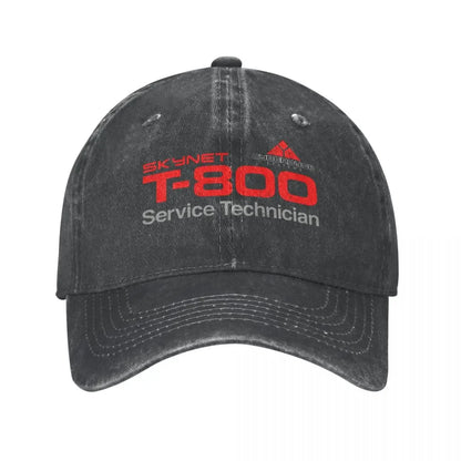 T-800 Terminator Cyberdyne Distressed Baseball Cap
