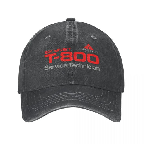 T-800 Terminator Cyberdyne Distressed Baseball Cap