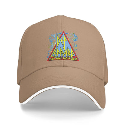 Def Leppard Sugar Logo Retro Trucker Baseball Cap