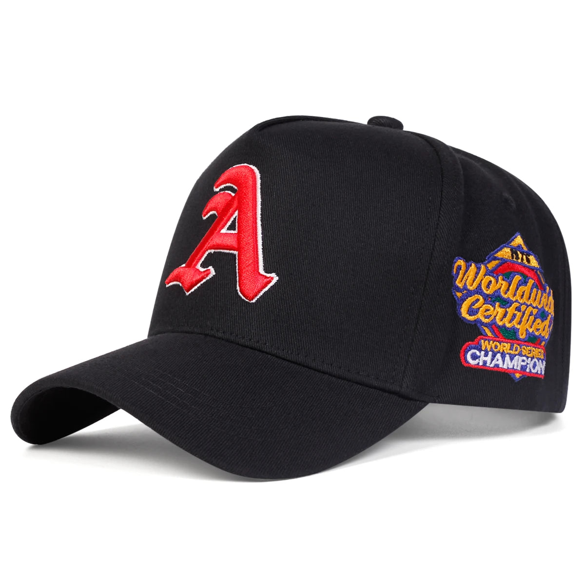 Unisex Gothic Letter A Embroidered Baseball Cap
