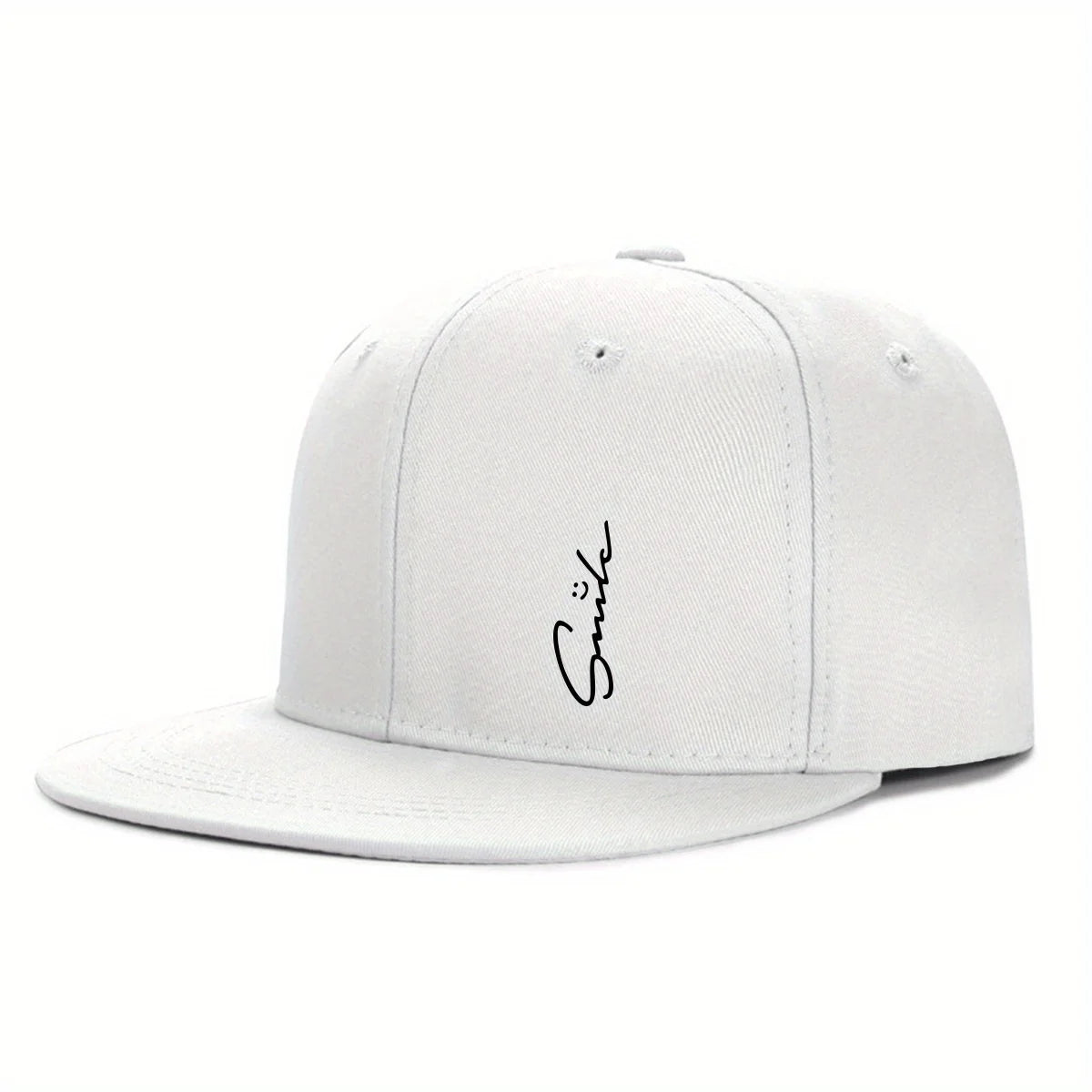 Smiley Face Letter Print Baseball Cap