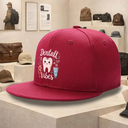 Dental Vibes Tooth Graphic Streetwear Snapback Cap