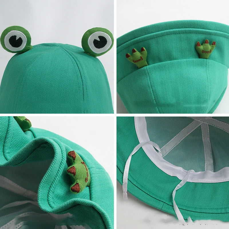 Kawaii Frog Bucket Hat