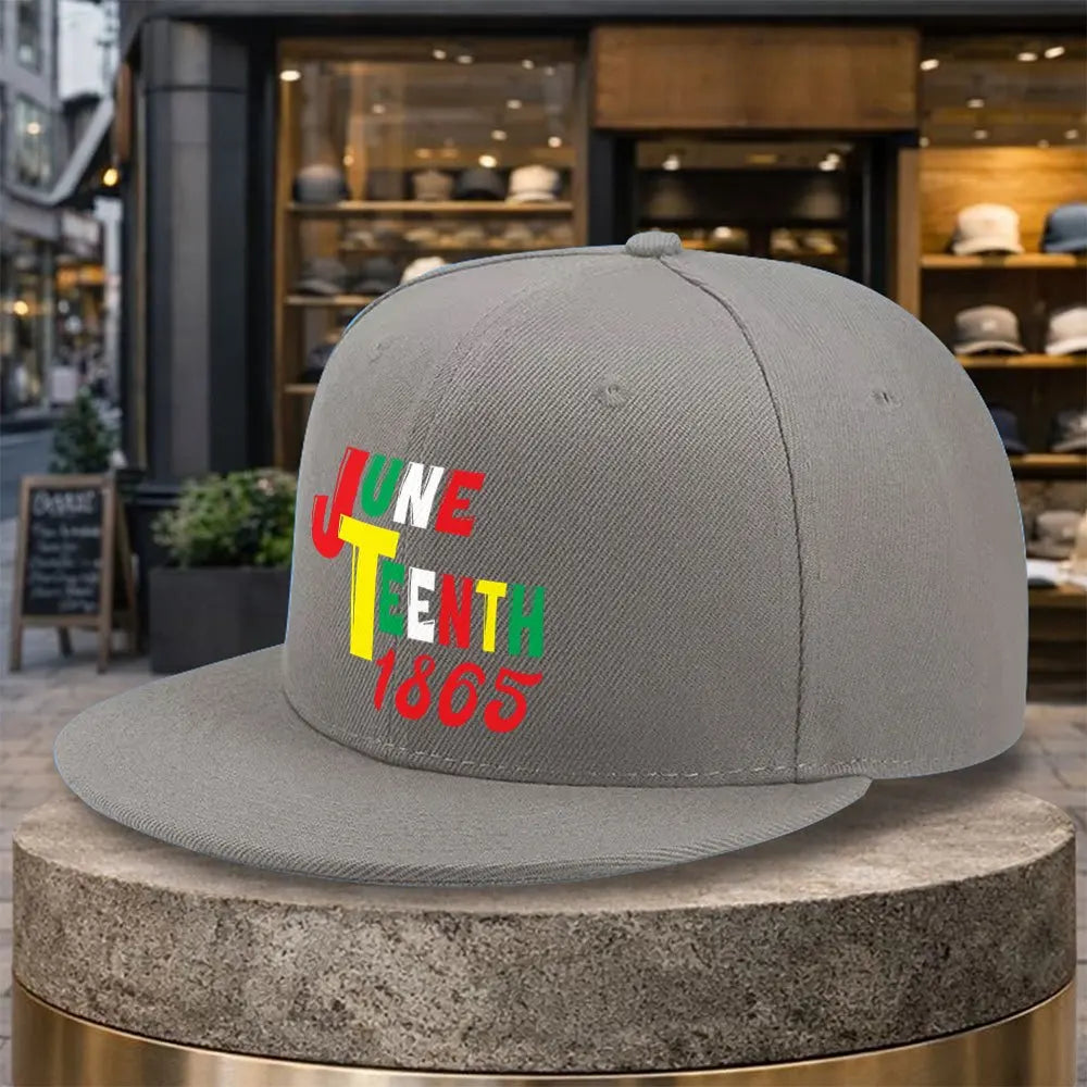 Juneteenth 1865 Streetwear Adjustable Snapback Cap