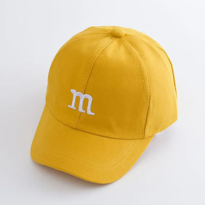 Children’s Letter Print Thin Visor Baseball Cap