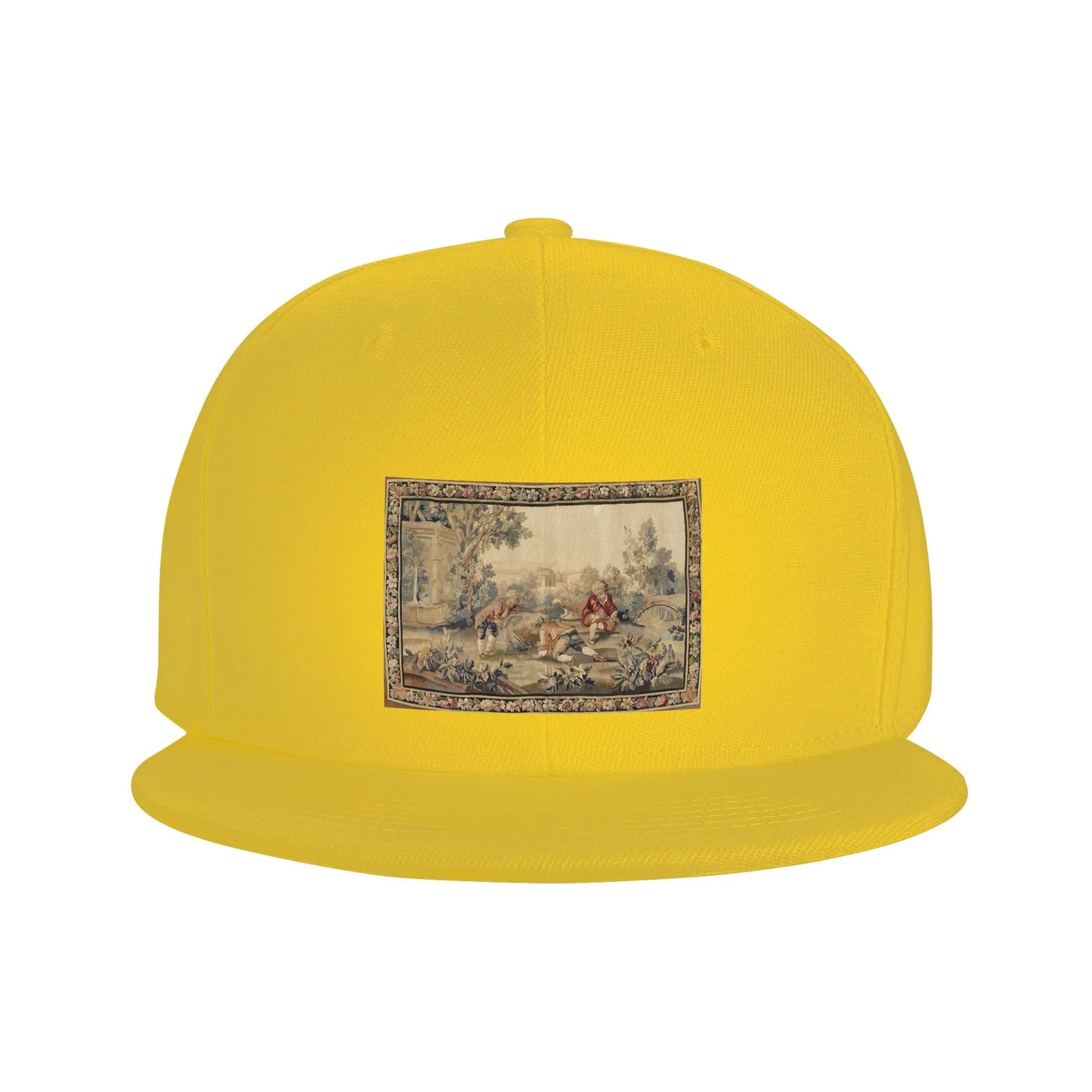 Aubusson Antique French Tapestry Print Snapback Cap