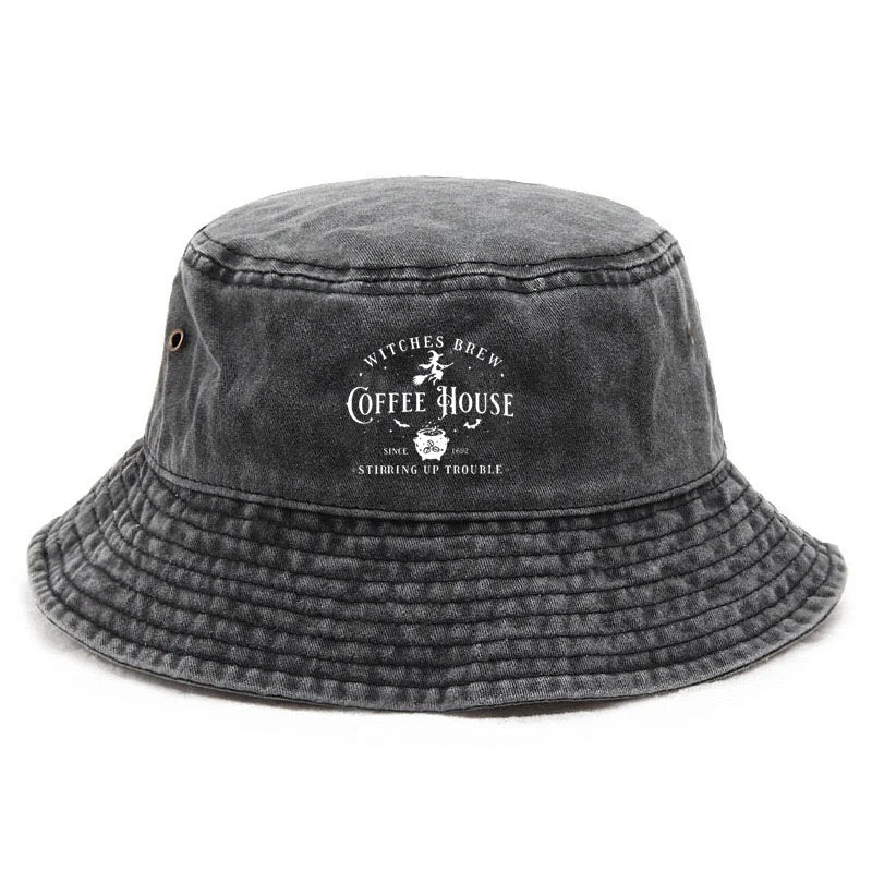 Custom Witches Brew Vintage Cotton Bucket Hat