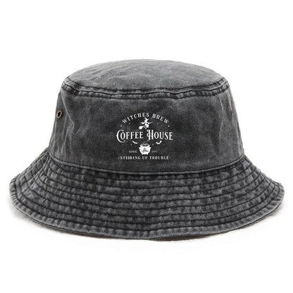 Custom Witches Brew Vintage Cotton Bucket Hat