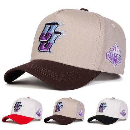 Unisex Take Note Letter Embroidery Baseball Caps