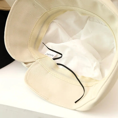 Vintage Rolled Edge Sun Bucket Hat