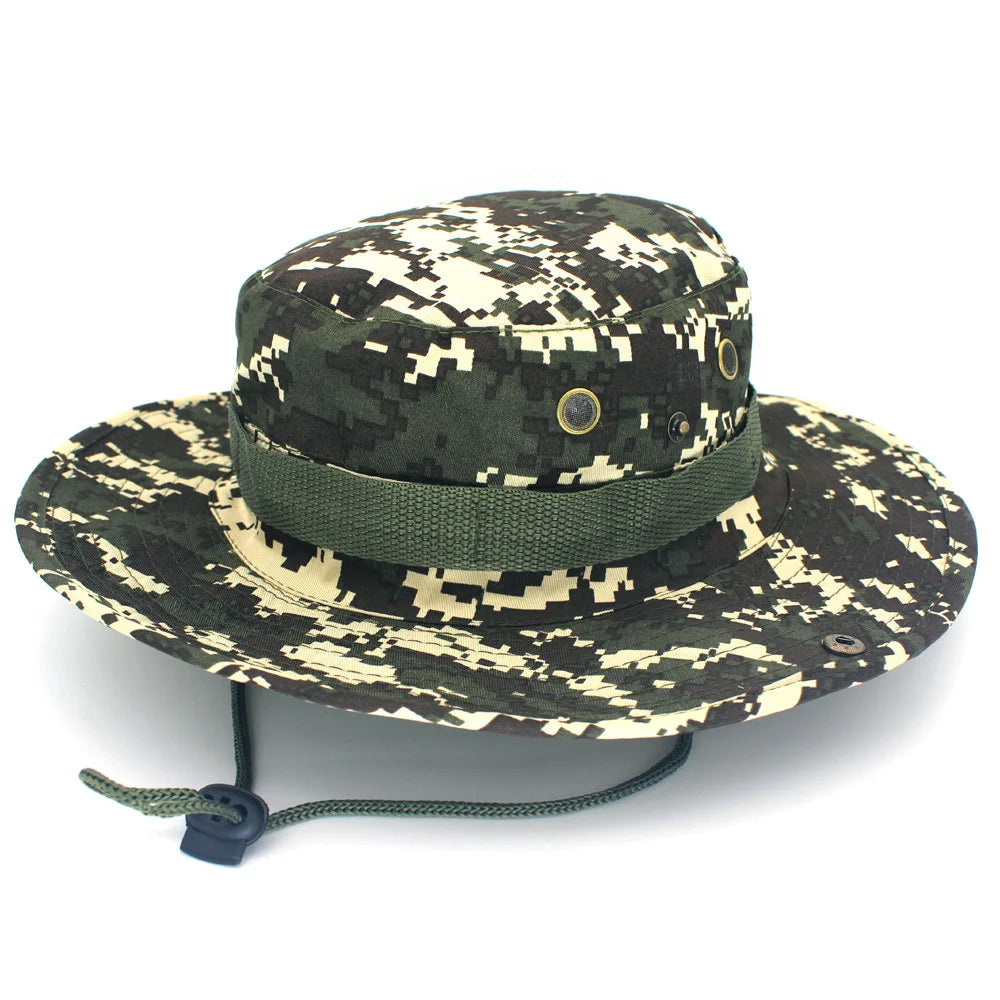Men Camouflage Tactical Bucket Hat