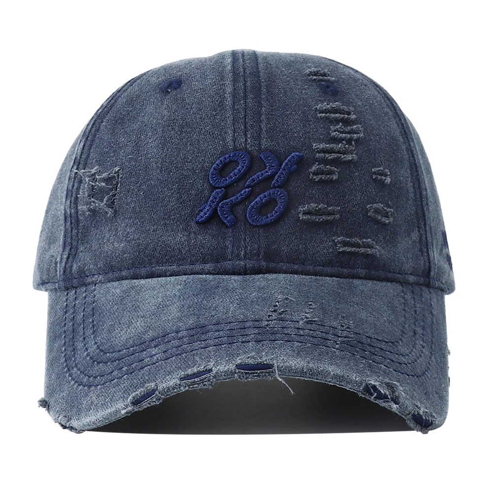 Retro Washed Letter Embroidered Baseball Cap