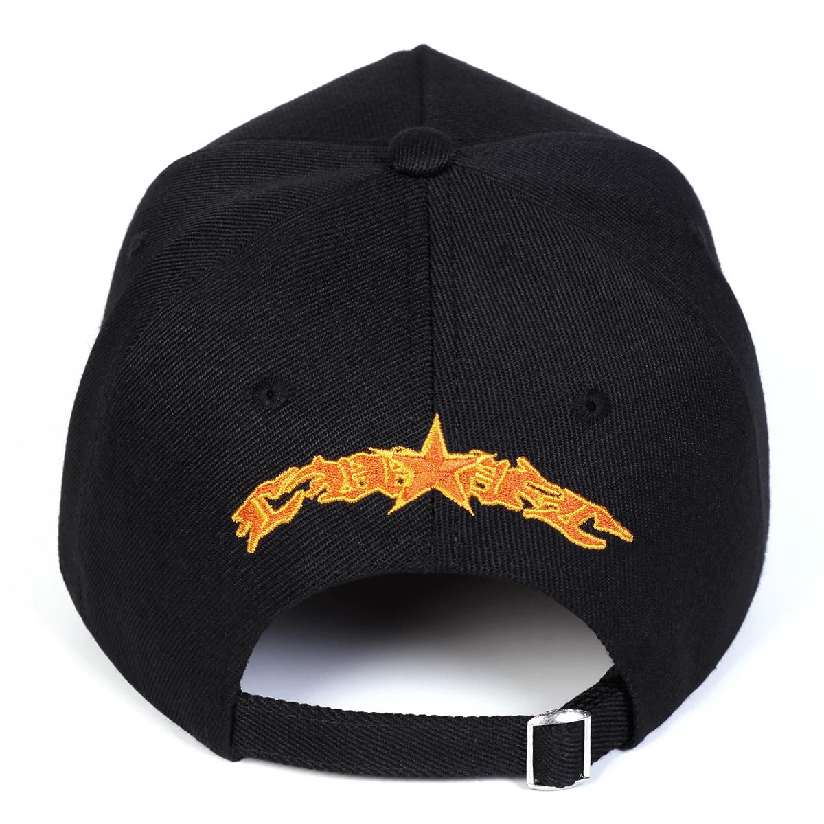 H Letter Pentagram Embroidered Baseball Cap