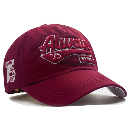 Retro Embroidered Outdoor Baseball Cap