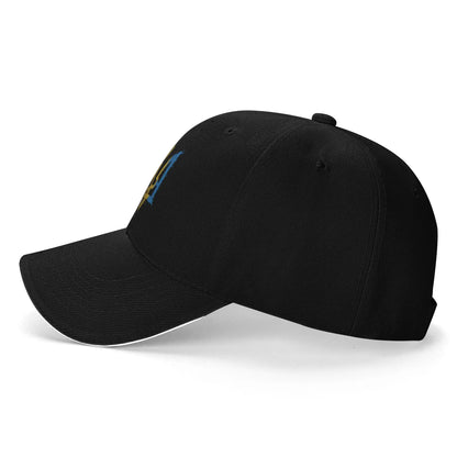 Ukraine Tryzub Flag Retro Hip Hop Baseball Cap