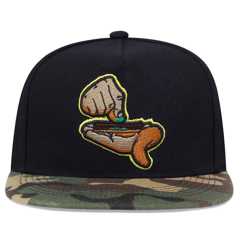 Hip Hop Camouflage Cotton Snapback Cap