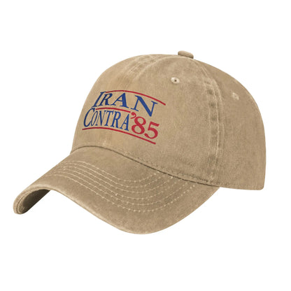 Vintage Iran Contra 85 Distressed Baseball Cap