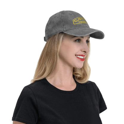 Camel Trophy Distressed Denim Baseball Cap