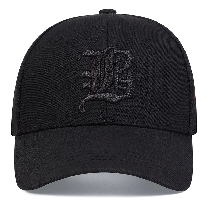 Unisex Gothic FLB Letter Embroidery Casual Baseball Cap