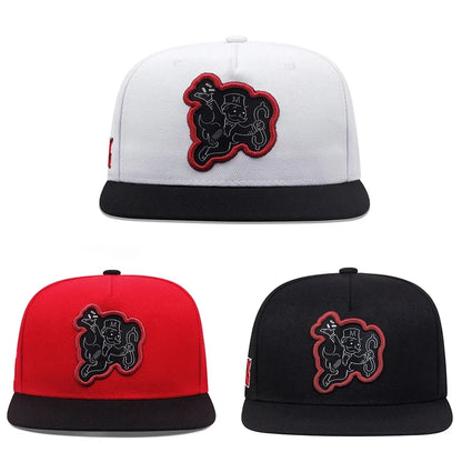 Unisex Money Playing Card Embroidery Baseball Cap