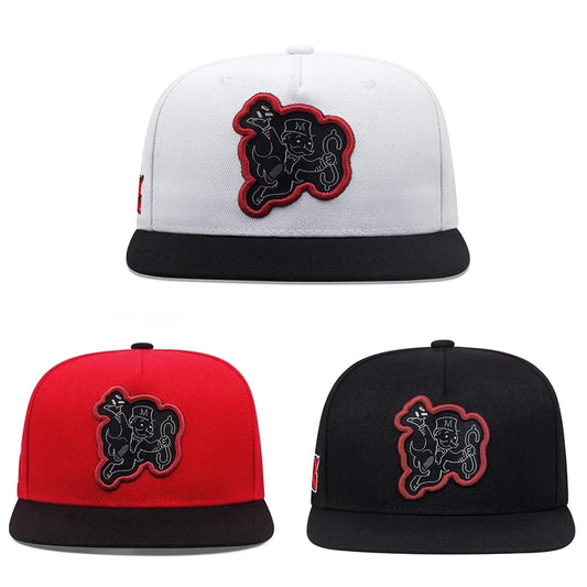 Unisex Money Playing Card Embroidery Baseball Cap
