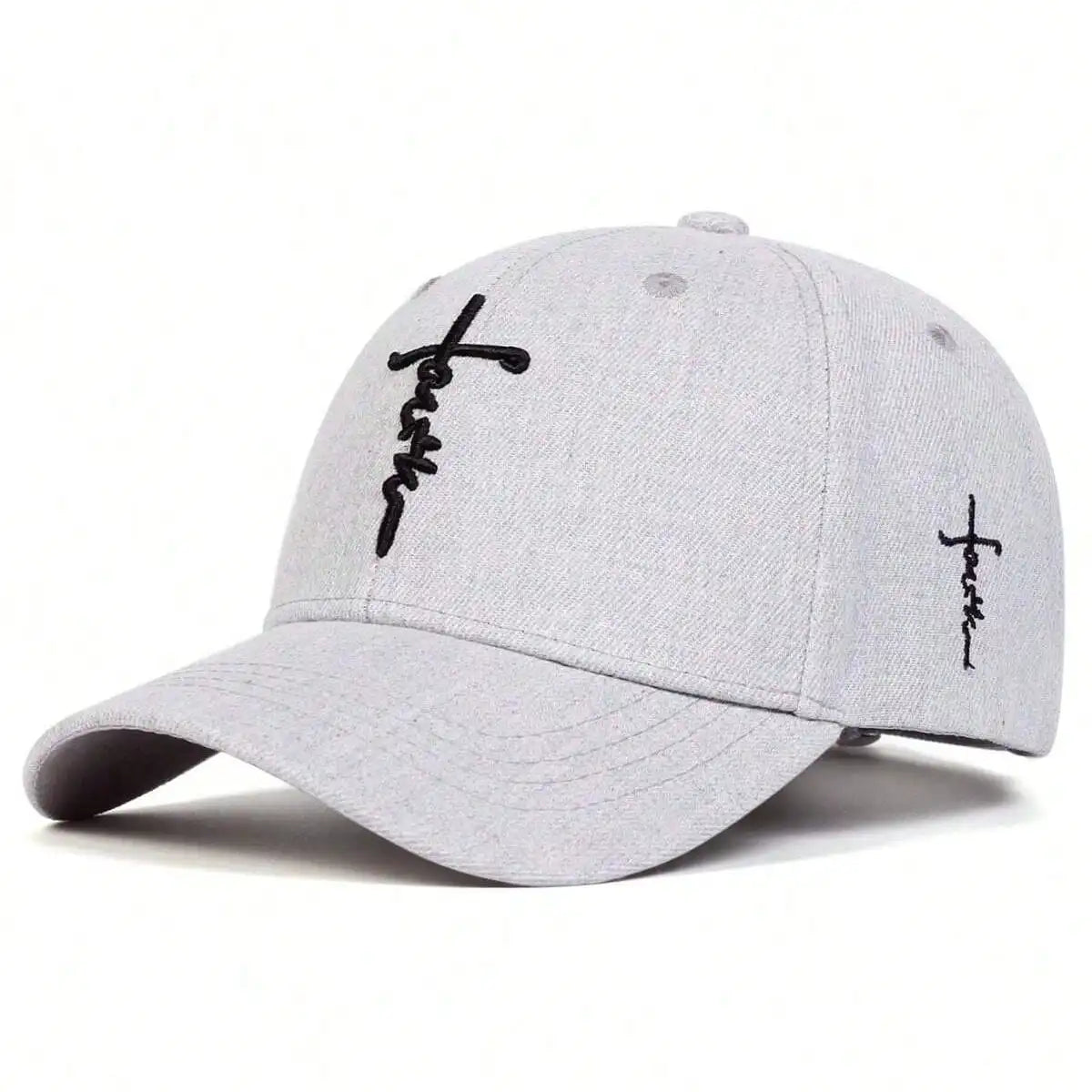 Fashion Faith Embroidered Cotton Unisex Baseball Cap