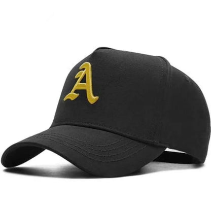 Summer Men baseball Cap Letter A Embroidery Snapback Hat