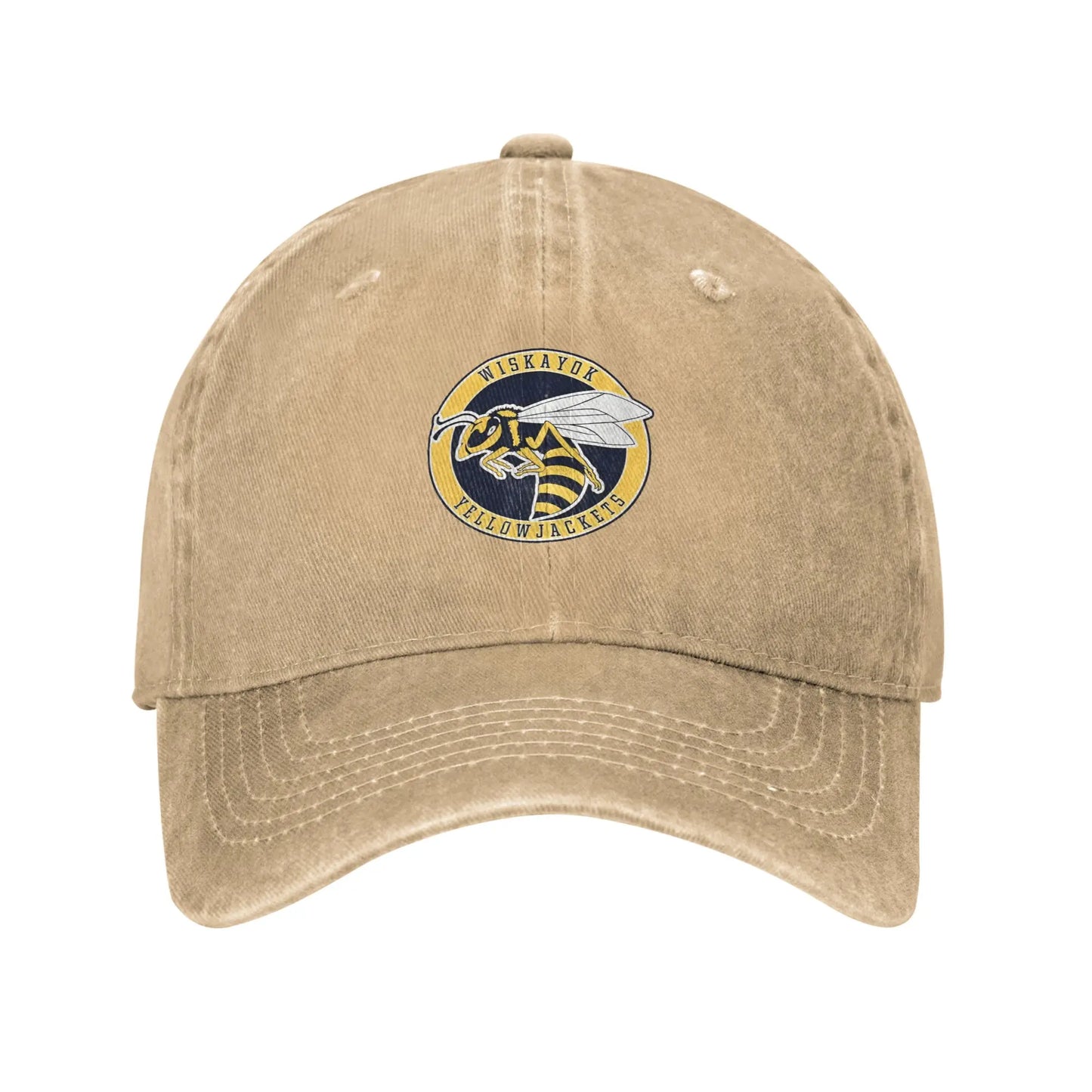 Wiskayok WHS Yellowjackets Washed Hip Hop Baseball Cap