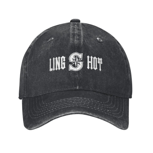 Kpop Longshot Print Trucker Sun Proof Baseball Cap