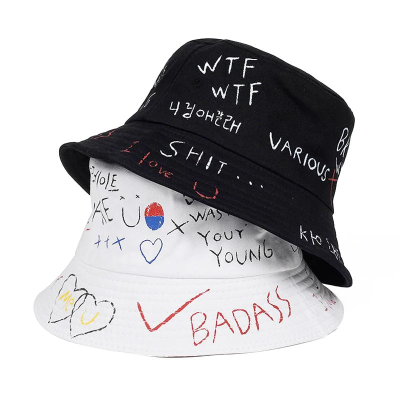 Outdoor Harajuku Fishing Bucket Hat