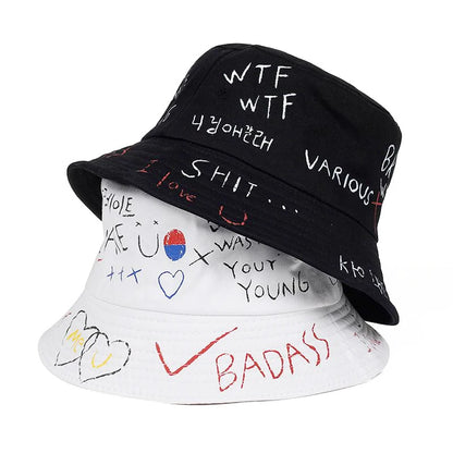 Outdoor Harajuku Fishing Bucket Hat