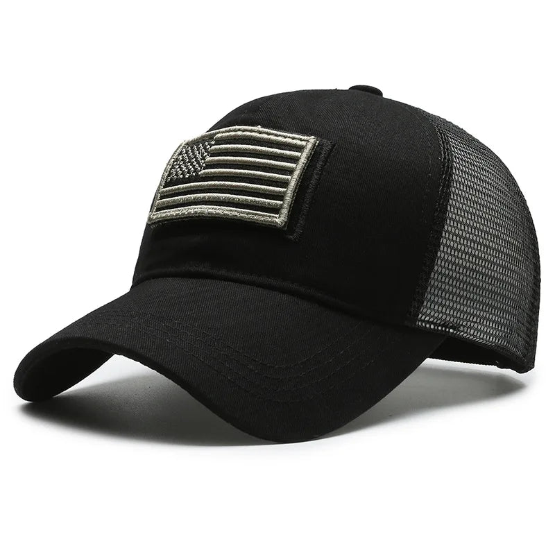 American Flag Camouflage Tactical Baseball Cap