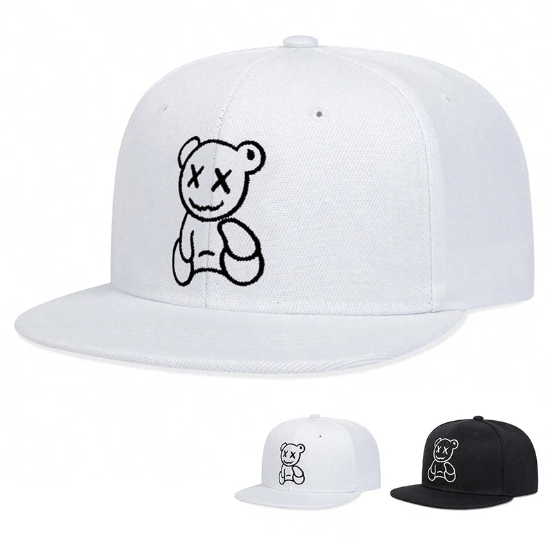 Unisex XX Little Bear Embroidery Hip-hop Hats