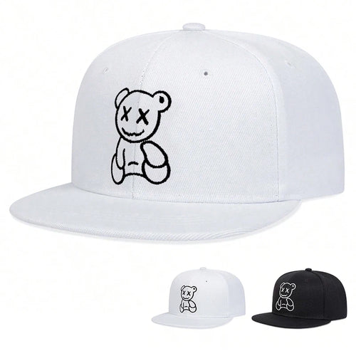Unisex XX Little Bear Embroidery Hip-hop Hats