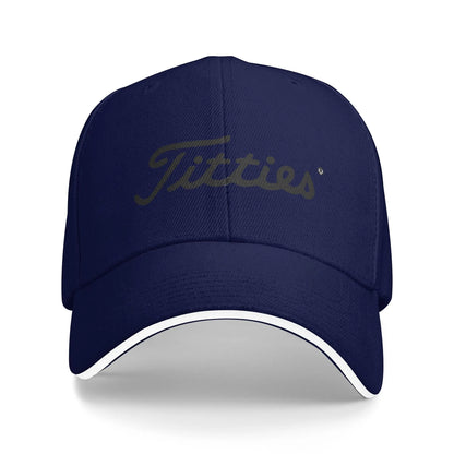 Funny Golf Ball Logo Y2K Baseball Cap
