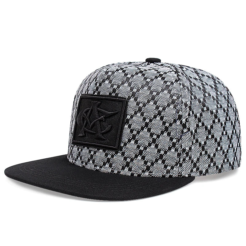 NF Letter Embroidery Unisex Snapback Cap