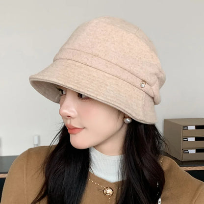 Women's Foldable Warm Bucket Hat