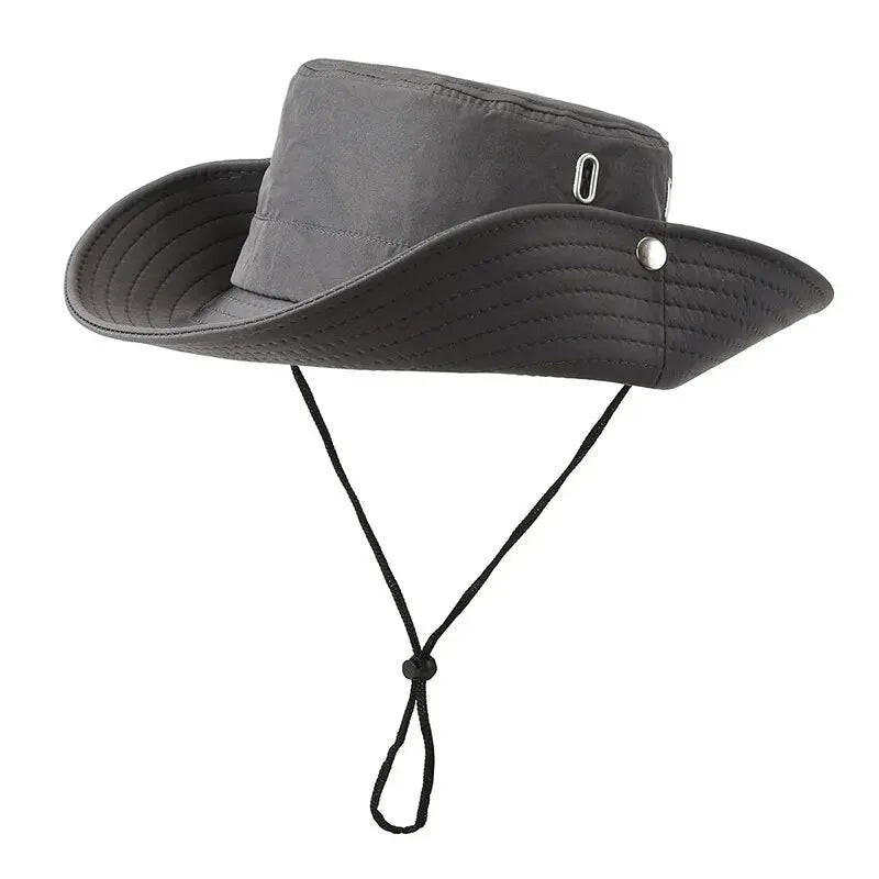 Unisex Large Brim Breathable Fishing Bucket Hat