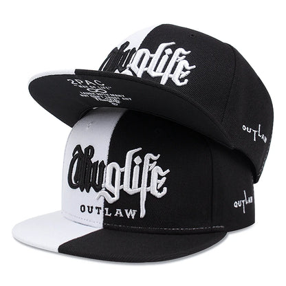 Thuglife Embroidery Snapback Hat Unisex