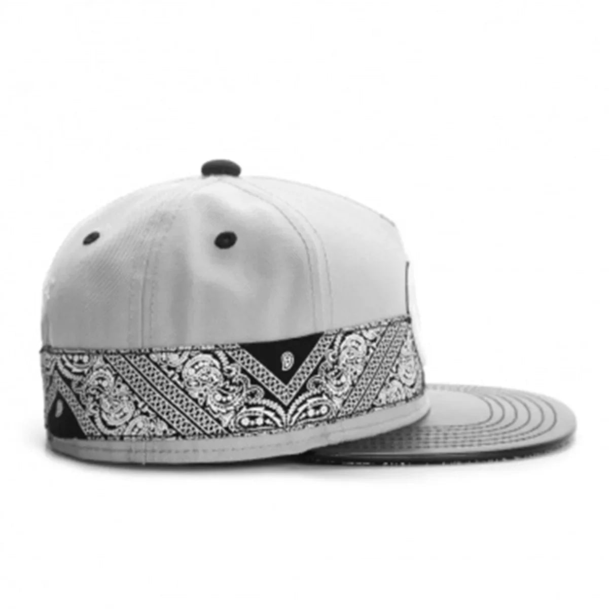 Streetwear Printed Flat Brim Snapback Cap